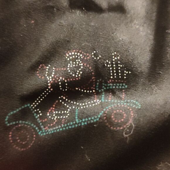 Haggar black button up Christmas shirt, nwt - Picture 6 of 6